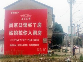 镇沅墙体广告在乡镇、农村市场的媒体优势