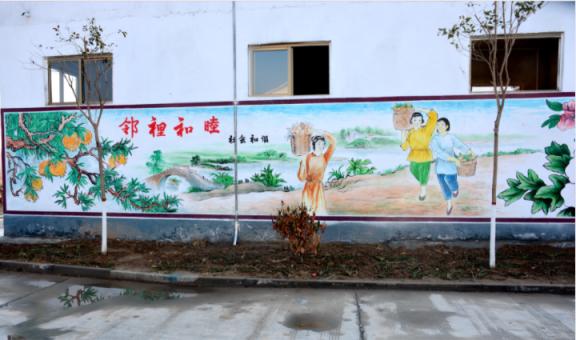 镇沅乡镇文化墙 乡风文明焕发新活力